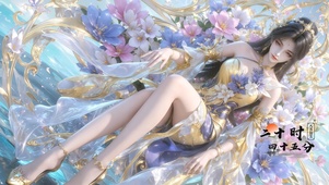 鲜花美女