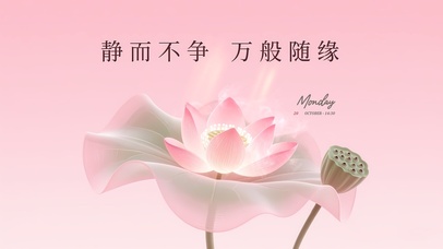 静而不争 万般随缘