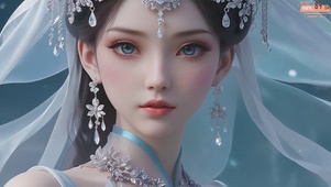 蓝眼少女