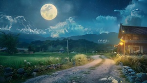 夜晚的乡村