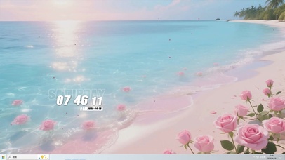 海景花草树木桌面主题