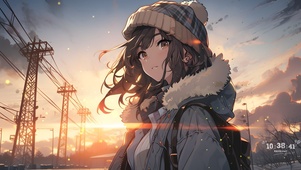 冬日清晨