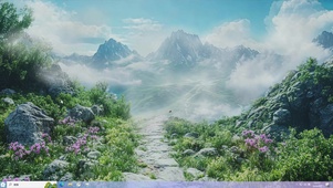 山上小路壁纸-桌面主题