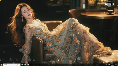 都市丽人的艺术写照