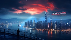 酷炫赛博科幻城市