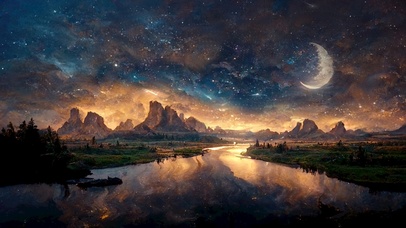 4K自然风景梦幻仙境