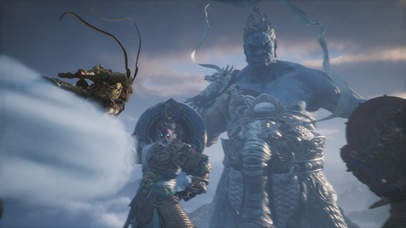 悟空飞向巨灵神