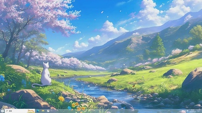 动漫场景治愈壁纸-桌面主题