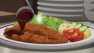 美食 炸猪排