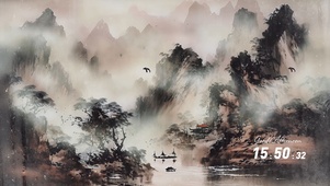 古风山水水墨壁纸