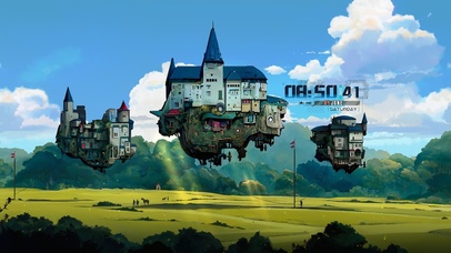 4K唯美治愈童话空中飞屋