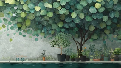 极致治愈 绿植小院