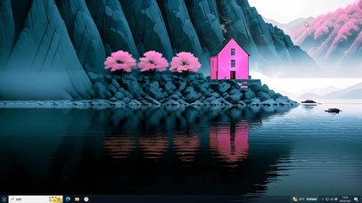 山边小屋桌面主题