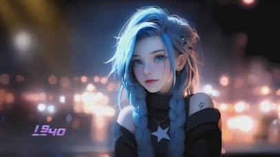 4K唯美可爱少女金克斯