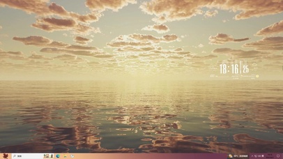 云彩下的海洋主题