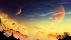 4K繁星下的沙丘城堡