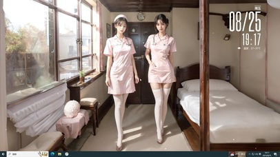护士服美少女 温柔护士女友
