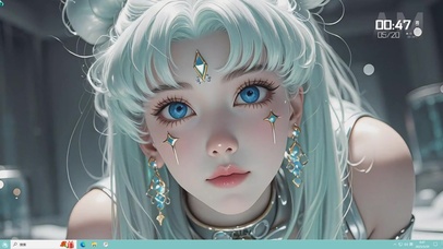 来自美少女的凝眸