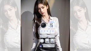 4K性感Ai制服美女秘书