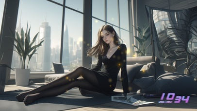 她的美丽如同初春的嫩芽