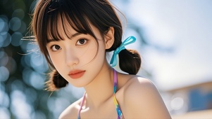 清纯甜妹