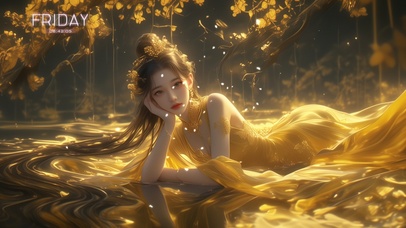 她的发梢藏着城市的味道