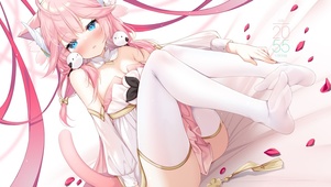 4K白丝软萌少女