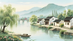 江南石桥水乡