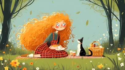 和猫猫一起露营