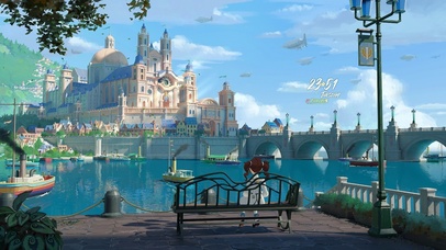 宁静的边境小城