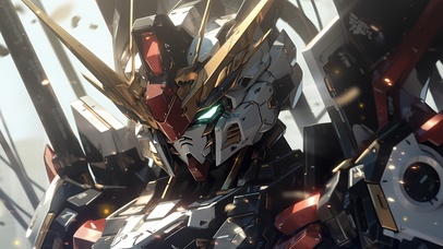 高达机甲-画师花名的黎伞