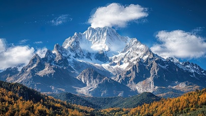 壮丽玉龙雪山风光