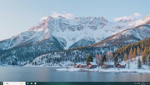 壮丽雪山湖泊主题