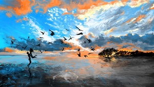 海滩