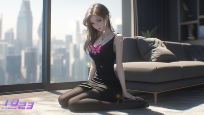 她的唇如同红梅般艳丽