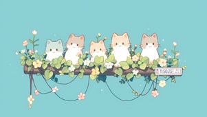 可爱治愈猫咪