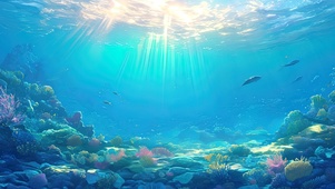 纯净海底世界