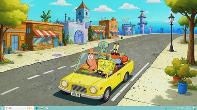 海绵宝宝与伙伴狂欢