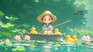 赶鸭子