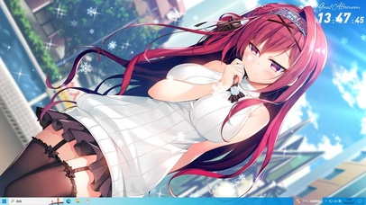 长发 红色  丰满