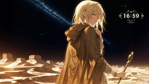 唯美金发魔法少女