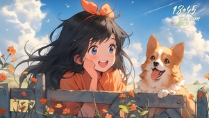 和柯基的田园生活