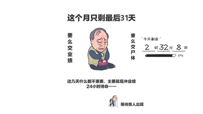 等待贵人冲业绩