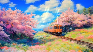 樱花山谷列车