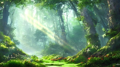 4k 治愈护眼静谧森林