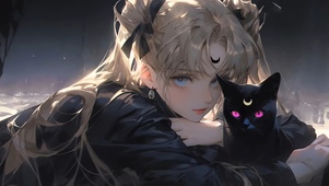 月野兔和猫