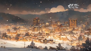 圣诞夜雪
