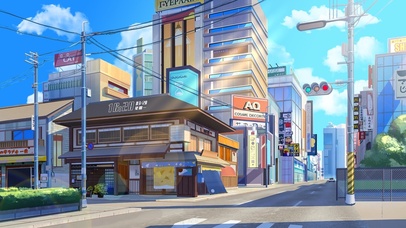 4K唯美治愈日系街道