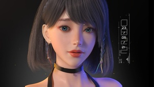 甜美清纯少女