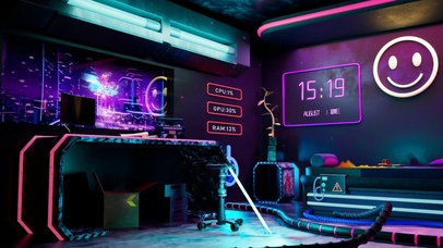 4K炫酷科技房间